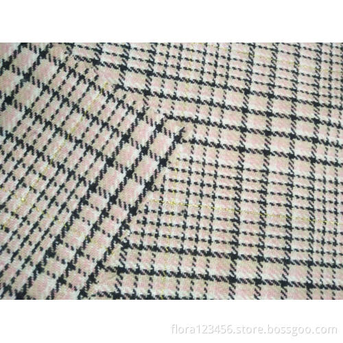 LUREX CHECK BEAUTIFUL DOBBY FABRIC